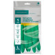 Перчатки КЩС ADM Professional (L) 122KHS зел/желт
