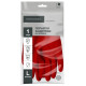 Перчатки латексные КЩС ADM Professional (L) 333KHSC красный
