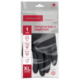 Перчатки латексные КЩС ADM Professional (XL) KCS2-31 черный
