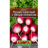 Семена редис Розово-Красный с белым кончиком 3г Аэлита