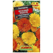 Семена календула Шелковый поцелуй смесь Аэлита Семена календула Шелковый поцелуй смесь Аэлита