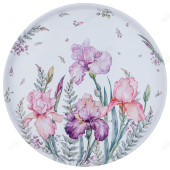 Поднос сервировочный Аgness Ирисы 33х2,1см 898-208 Поднос сервировочный Аgness Ирисы 33х2,1см 898-208