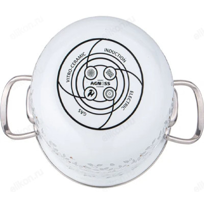 Набор кастрюль эмаль Agness Вивьен 934-716 6пр-2