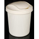Ведро для мусора 12л AJUR айвори
