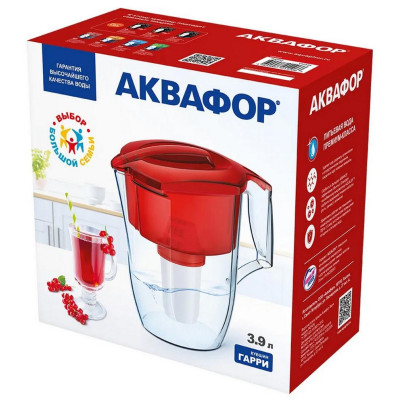 Фильтр очистки воды ' Гарри' А5 красный АКВАФОР GarryA5red-4