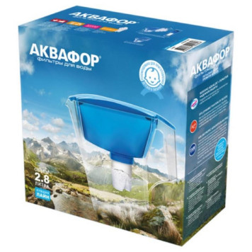 Фильтр очистки воды ' Лайн' синий АКВАФОР Line28-blue-2