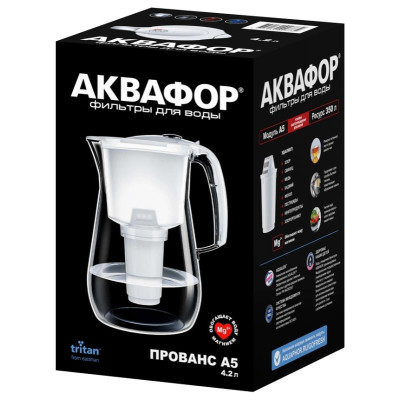 Фильтр очистки воды ' Прованс' белый АКВАФОР Provance42-wht-2
