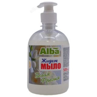 Жидкое мыло Alba Белая фрезия, 500 мл