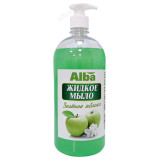 Жидкое мыло ALBA Зеленое яблоко 1л