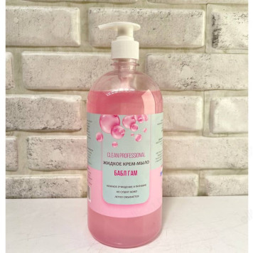 Жидкое крем-мыло ALBA CLEAN PROFESSIONAL Бабл-гам 1 л, ЭС-00000942БГ-1