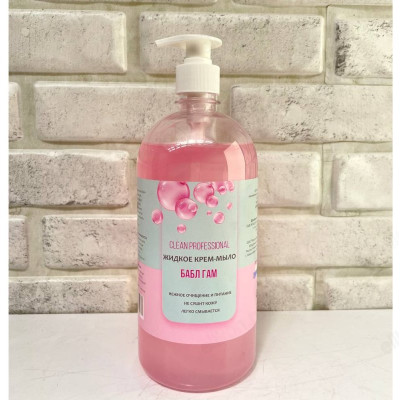 Жидкое крем-мыло ALBA CLEAN PROFESSIONAL Бабл-гам 1 л, ЭС-00000942БГ-1