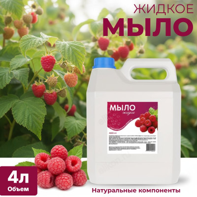 Жидкое мыло ALBA Малина 4л (канистра) ЭС-00000959