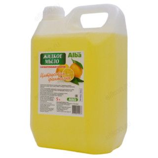 Жидкое мыло Alba Цитрусовая фантазия 5 л, канистра-1