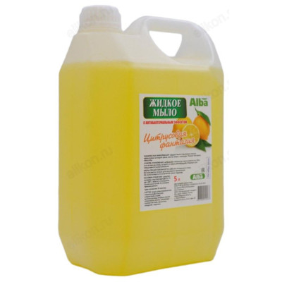 Жидкое мыло Alba Цитрусовая фантазия 5 л, канистра-3
