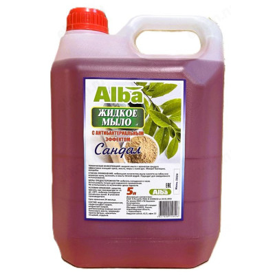 Жидкое мыло Alba Сандал, 5 л, канистра-3