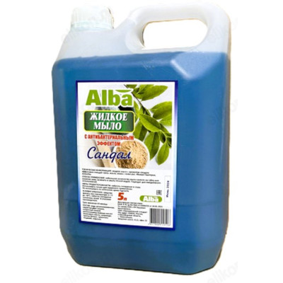 Жидкое мыло Alba Сандал, 5 л, канистра
