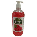 Жидкое мыло ALBA Малина в карамели 1л