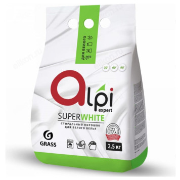 Стиральный порошок ALPI Expert 2,5кг для белого белья 125399