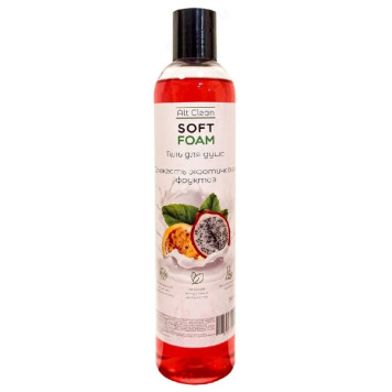 Гель для душа Soft Foam Cвежесть экзотических фруктов Alt Clean, 350 мл-1
