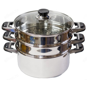 Мантоварка стальная АЛТЫН ТРС 3секции-3