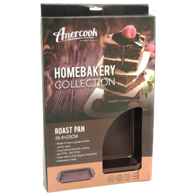 Противень AMER COOK KCM9376TА 23*36см антиприг-1