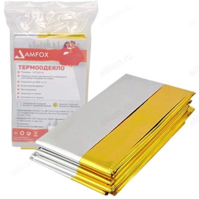 Термоодеяло AMFOX 27719 серебр/золот-1