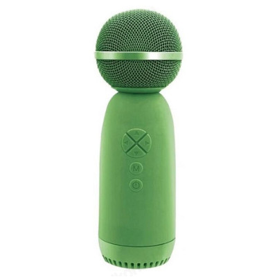 Микрофон-колонка караоке Amfox AM-MIC70, зелёный