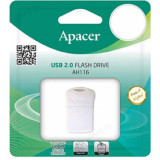 Память USB 64GB Apacer Flash Drive AH 116 White
