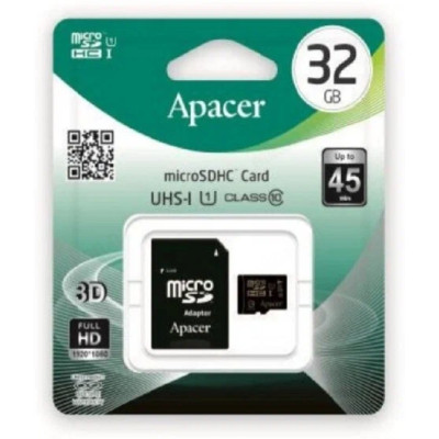 Карта MicroSD   8GB Apacer Class10 UHS-I