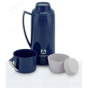 Термос стекло ARCTICA 1010-1000-BL синий-11