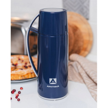 Термос стекло ARCTICA 1010-1000-BL синий-6