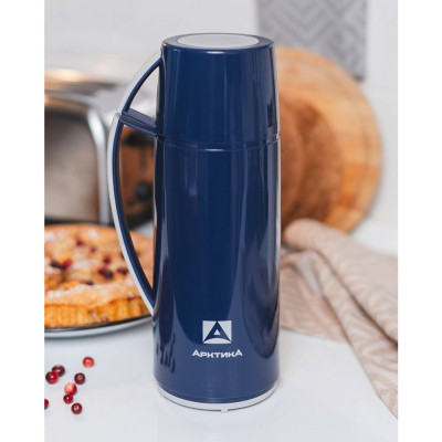 Термос стекло ARCTICA 1010-1000-BL синий-6