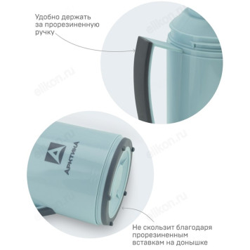 Термос стекло ARCTICA 1010-1000-CN 1л голубой-2