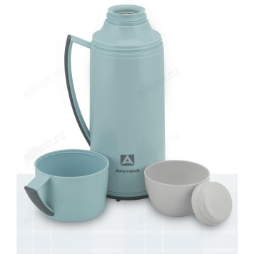 Термос стекло ARCTICA 1010-1700-CN 1.7л голубой-11