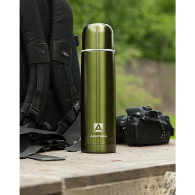 Термос металл ARCTICA 102-1000-GN 1л зеленый-4