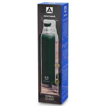 Термос металл ARCTICA 106-1600 зеленый-4