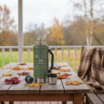 Термос металл ARCTICA 106-2200Р зелёный-11