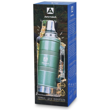 Термос металл ARCTICA 106-2200Р зелёный-5