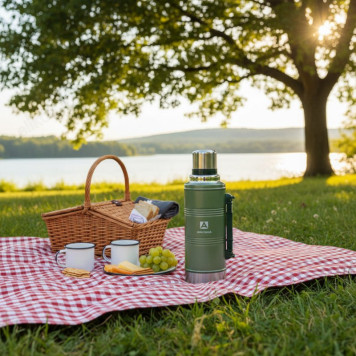 Термос металл ARCTICA 106-2200Р зелёный-9