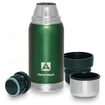 Термос металл ARCTICA 106-500 зелёный-2