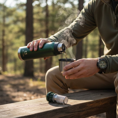 Термос металл ARCTICA 106-900 С (с ситечком)-11