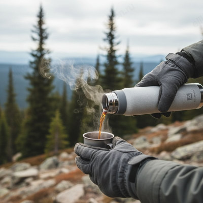 Термос металл ARCTICA 106-900 серебряный-4