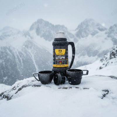 Термос металл ARCTICA Шторм 109-1000М 1,0л-3