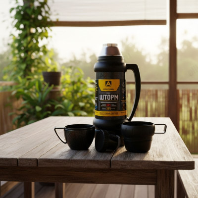 Термос металл ARCTICA Шторм 109-1000М 1,0л-7