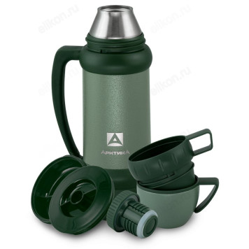 Термос металл ARCTICA Шторм 109-1000М-GN 1,0л зеленый-3