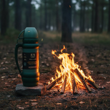 Термос металл ARCTICA Шторм 109-1000М-GN 1,0л зеленый-8