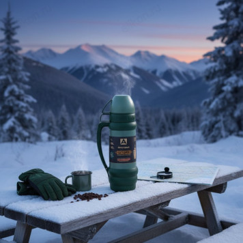 Термос металл ARCTICA Шторм 109-1000М-GN 1,0л зеленый-9