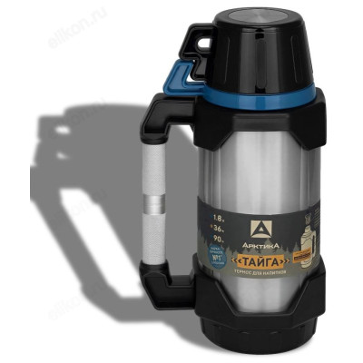 Термос металл ARCTICA Тайга 110-1800-BL 1,8л