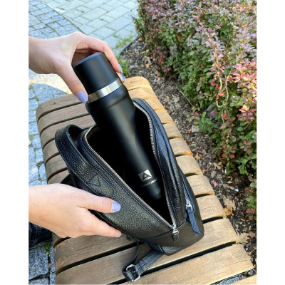 Термос металл ARCTICA 111-600-BKT 600мл черный-8