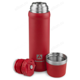 Термос металл ARCTICA 111-600 600мл красный